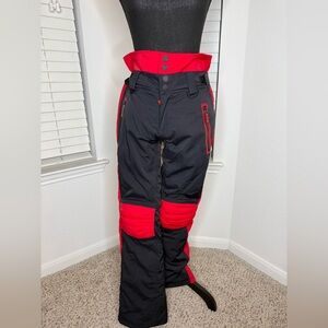 SOS Sportswear of Sweden Black and Red Ski Pants
